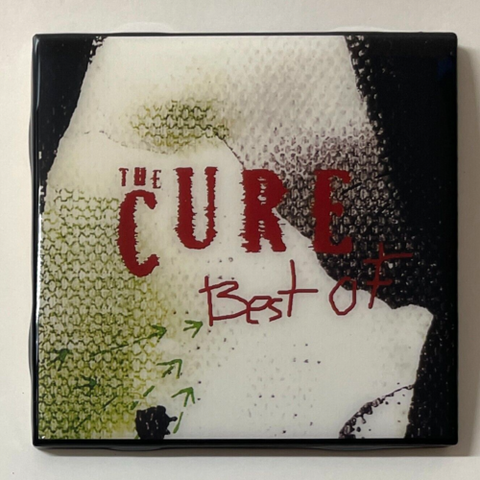 THE CURE Best Of Coaster Record Cover Ceramic Tile