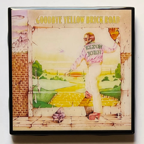 ELTON JOHN Goodbye Yellow Brick Road Coaster Custom Ceramic Tile