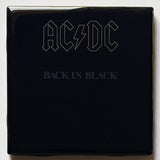 AC/DC Back In Black Coaster Custom Ceramic Tile