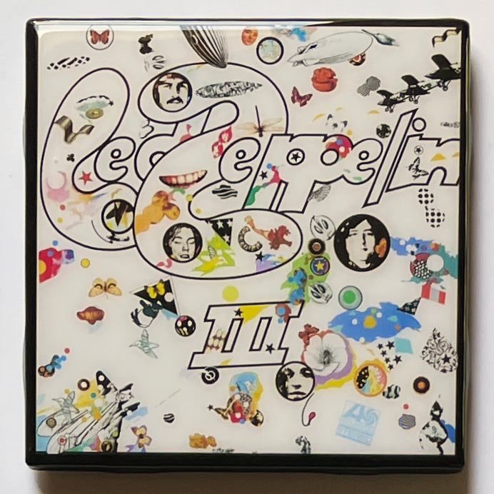 LED ZEPPELIN III Coaster Ceramic Tile Record Cover