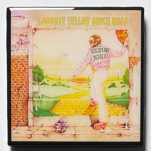 ELTON JOHN Goodbye Yellow Brick Road Coaster Custom Ceramic Tile