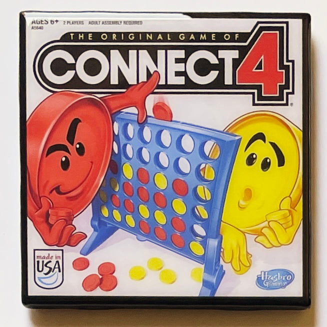 CONNECT 4 Board Game Coaster Custom Ceramic TILE