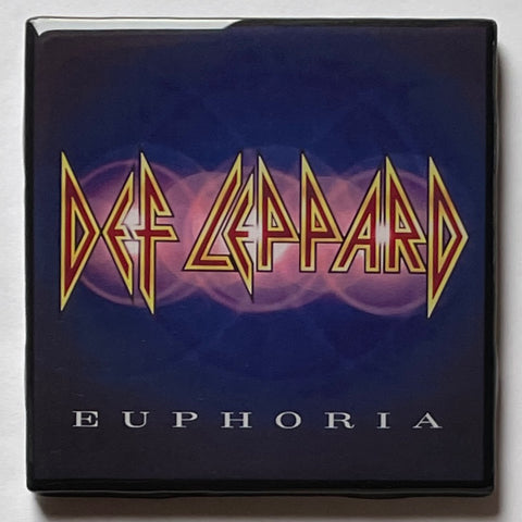 DEF LEPPARD Euphoria Coaster Record Cover Ceramic Tile