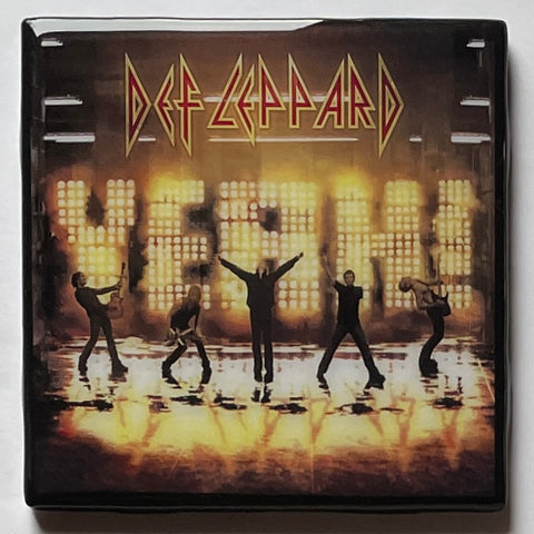 DEF LEPPARD Yeah! Coaster Record Cover Ceramic Tile
