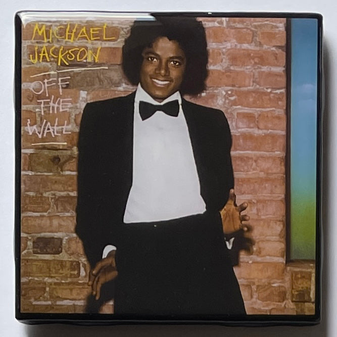 MICHAEL JACKSON Off The Wall Coaster Custom Ceramic Tile