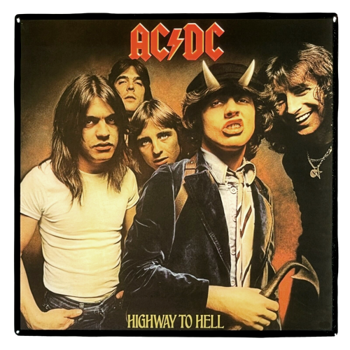 AC/DC Highway To Hell Coaster Custom Ceramic Tile