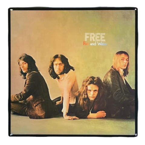 FREE Fire and Water Coaster Record Cover Ceramic Tile