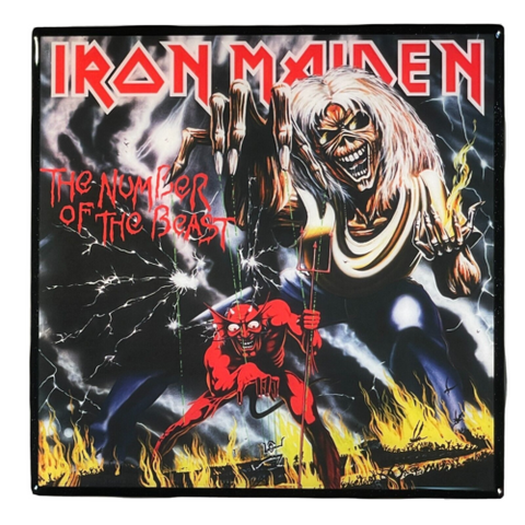 IRON MAIDEN The Number Of The Beast Coaster Custom Ceramic Tile
