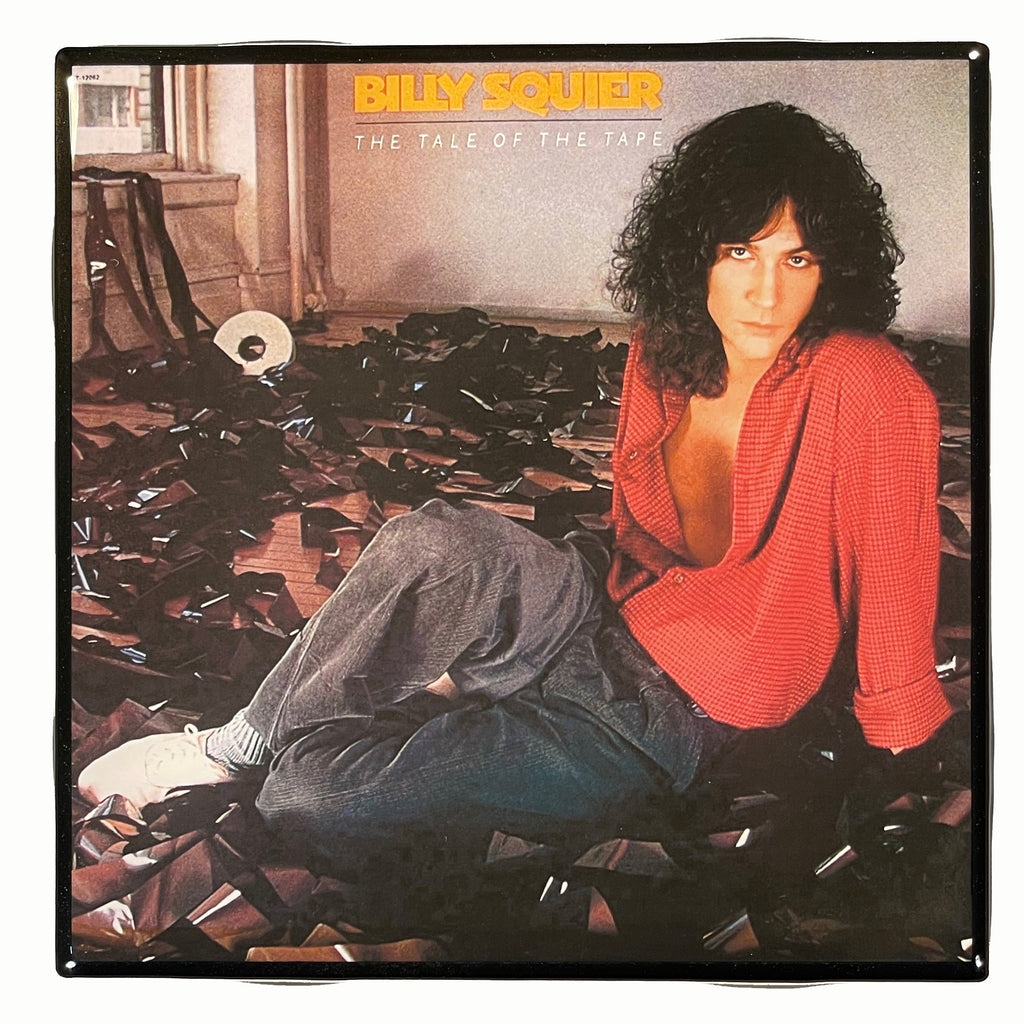 BILLY SQUIER Tale Of The Tape Coaster Record Cover Ceramic Tile