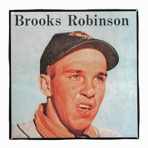*BROOKS ROBINSON Coaster Ceramic Tile - baseball card