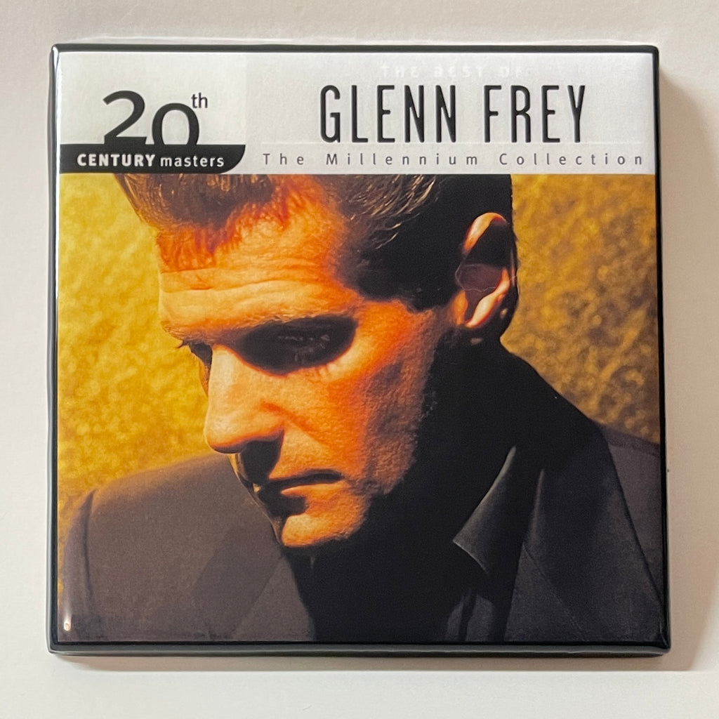 GLENN FREY Millennium Collection Record Cover Art Ceramic Tile Coaster