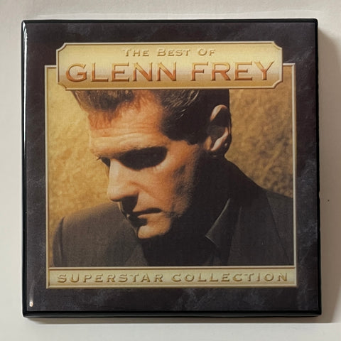GLENN FREY The Best Of Superstar Collection Record Cover Ceramic Tile Coaster