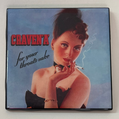 Craven 'A' VINTAGE CIGARETTE AD Coaster Ceramic Tile