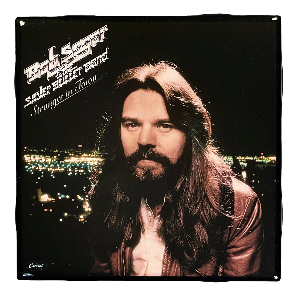 BOB SEGER Stranger In Town Coaster Record Cover Silver Bullet Band Ceramic Tile