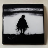 NEIL YOUNG Harvest Moon Coaster Ceramic Tile Record Cover