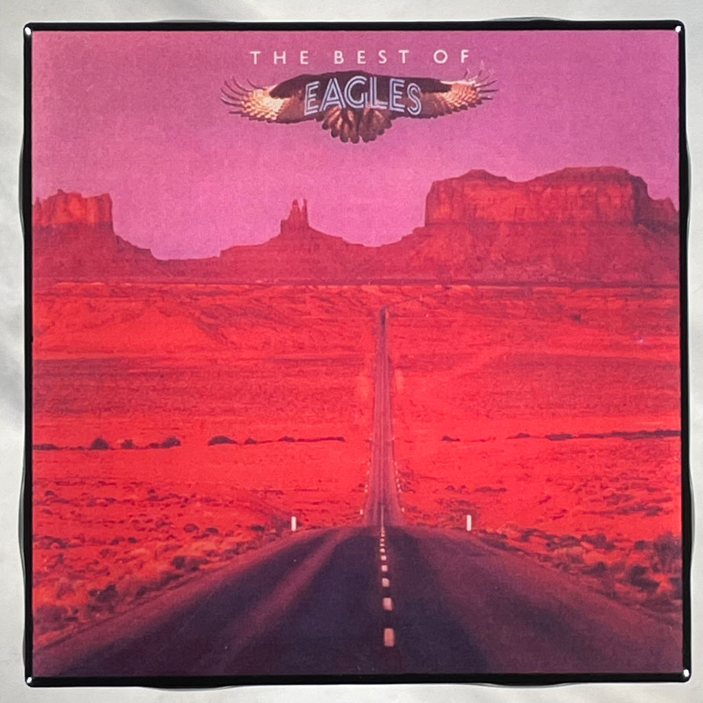 EAGLES The Best Of Coaster Record Cover Ceramic Tile