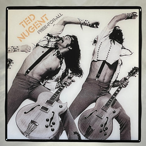 TED NUGENT Free-For-All Coaster Custom Ceramic Tile