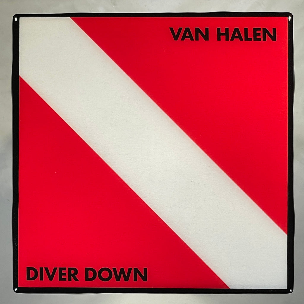VAN HALEN Diver Down Coaster Custom Ceramic Tile