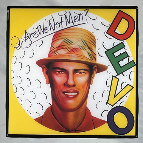 DEVO Q: Are We Not Men? Coaster Record Cover Custom Ceramic Tile