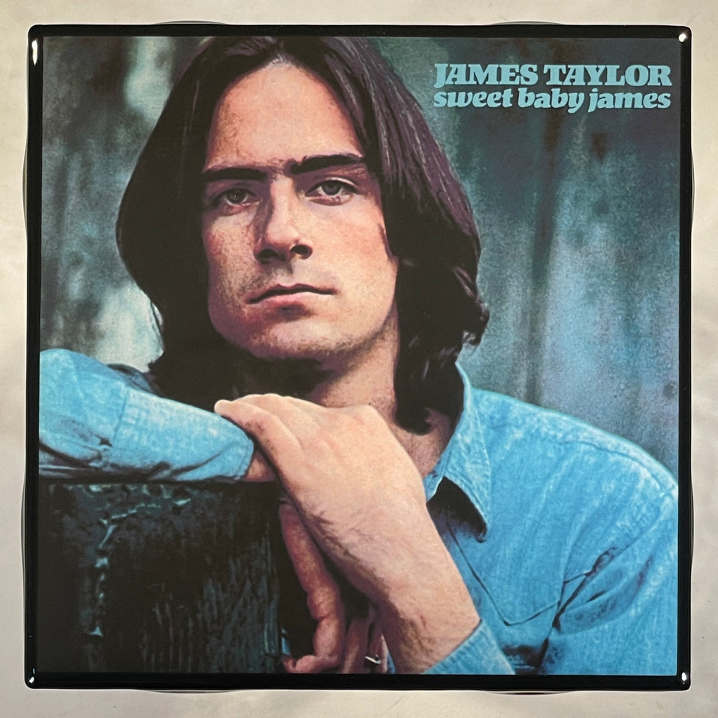 JAMES TAYLOR Sweet Baby James Coaster Record Cover Ceramic Tile