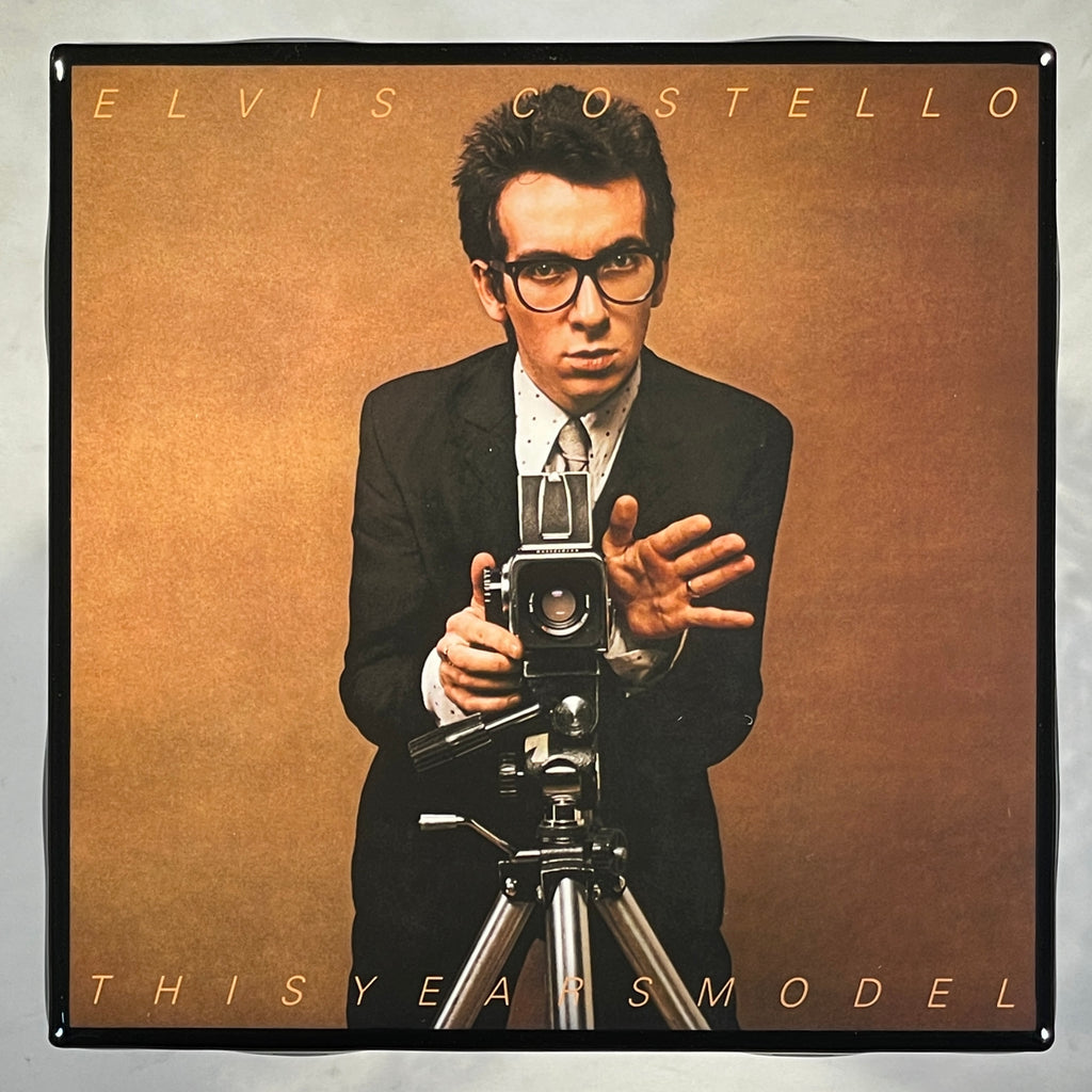 ELVIS COSTELLO This Years Model Record Cover Art Ceramic Tile Coaster