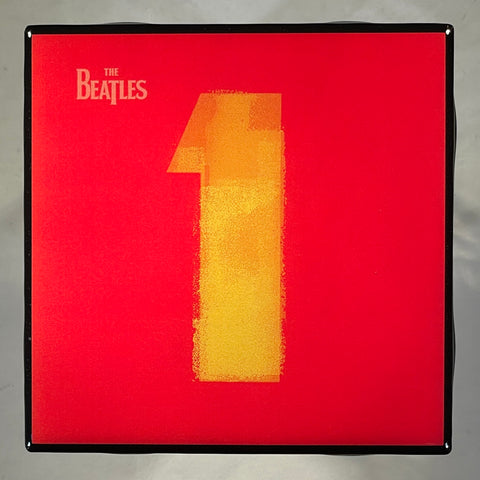 THE BEATLES 1 One Coaster Ceramic Tile Record Cover