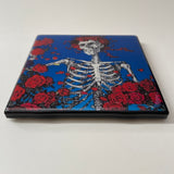 GRATEFUL DEAD Skull And Roses Ceramic Tile Coaster Custom
