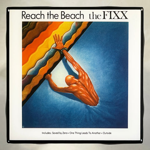 THE FIXX Reach The Beach Coaster Custom Ceramic Tile