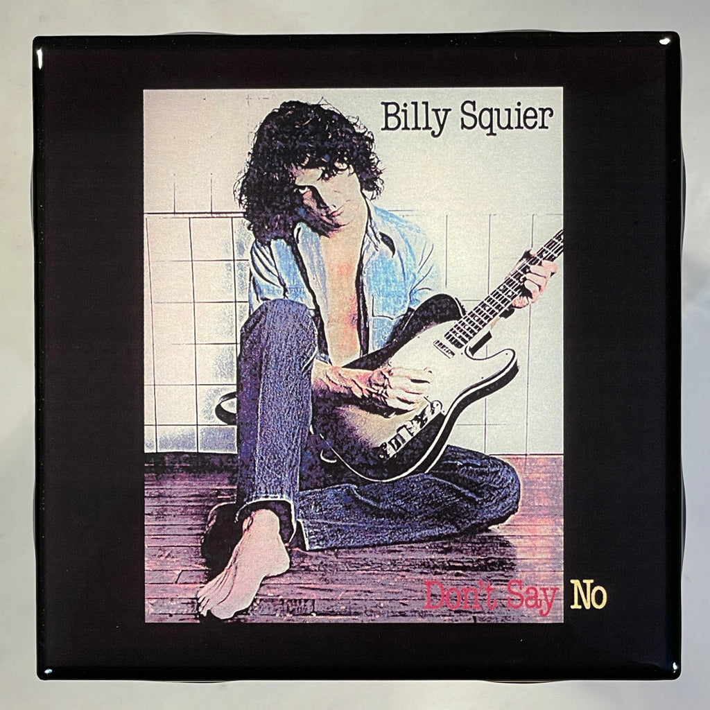 BILLY SQUIER Don't Say No Coaster Record Cover Ceramic Tile