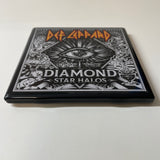 DEF LEPPARD Diamond Star Halos Custom Ceramic Tile Coaster